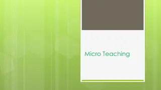 Microteaching: A Training System for Teacher Skill Improvement