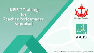 Enhancing Teacher Performance Appraisal through iNEIS Training