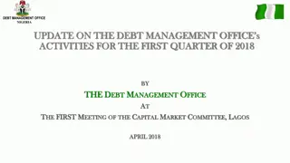 Debt Management Office Nigeria First Quarter 2018 Update