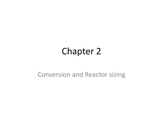 Reactor Sizing and Conversion in Chemical Engineering