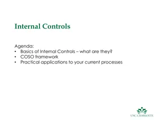 Internal Controls and the COSO Framework