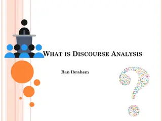 Discourse Analysis: Origins and Definitions