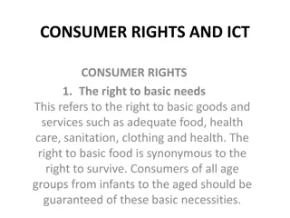 Consumer Rights and ICT: Empowering Consumers Through Information and Communication Technology