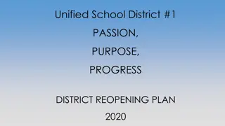 Unified School District #1 Reopening Plan 2020