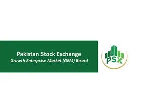 Economic Impact and Opportunities: Pakistan Stock Exchange Growth Enterprise Market