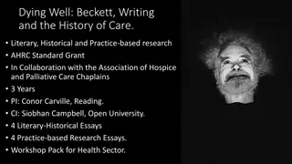 Care and Grief Through Beckett's Writing