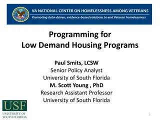 Supporting Veterans in Low-Demand Housing Programs