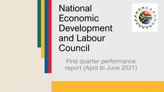 National Economic Development and Labour Council First Quarter Performance Report