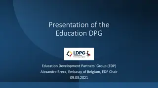 Education Development Partners Group Presentation Overview