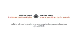 Advocacy for Sexual and Reproductive Health and Rights (SRHR): Strategies and Importance