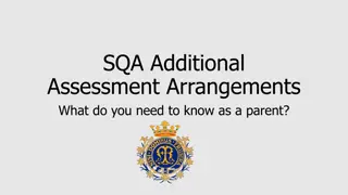 Assessment Arrangements for Students with Additional Support Needs