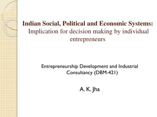 Implication of Indian Social, Political, and Economic Systems on Entrepreneurial Decision Making