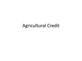 Agricultural Credit and Its Importance in Farming