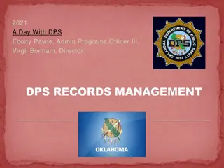 DPS Online Court Reporting System Overview