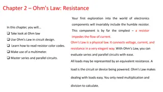 Ohm’s Law and Resistors in Electronics