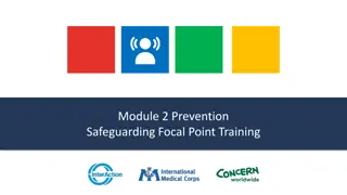 Safeguarding Focal Point Training Overview