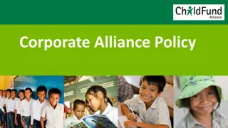 Corporate Alliance Policy Compliance Assessment and Follow-up