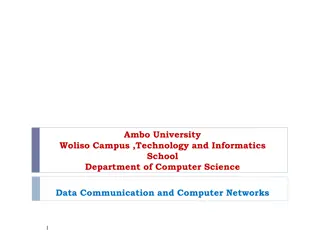 Introduction to Computer Networks at Ambo University Woliso Campus