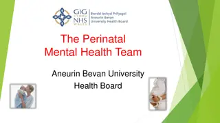 Advancements in Perinatal Mental Health Team at Aneurin Bevan University Health Board