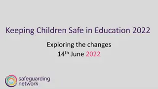 Changes in Keeping Children Safe in Education 2022