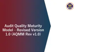 Audit Quality Maturity Model (AQMM) - Overview and Implementation Guidelines