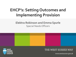 EHCP Outcomes and Provision for Special Educational Needs