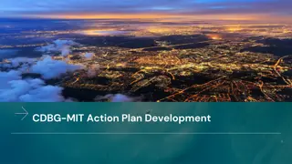 CDBG-MIT Action Plan Development