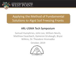 Fundamentals of Applying the Method of Fundamental Solutions to Algid Soil Freezing Fronts