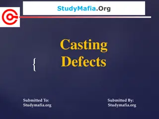 Casting Defects in Metal Casting Processes