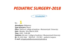 Pediatric Surgery: Key Differences and Considerations