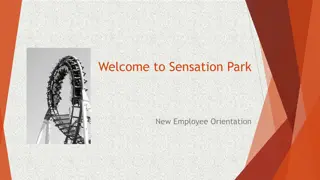 Sensation Park New Employee Orientation Details