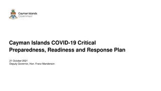 Cayman Islands COVID-19 Critical Preparedness & Response Plan