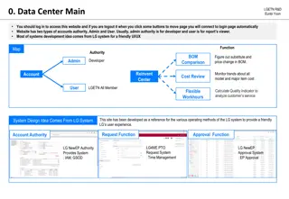 LG System Reference for User Experience Enhancement