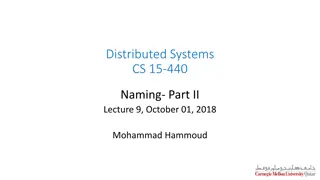 Understanding Naming in Distributed Systems