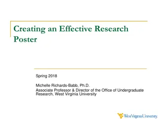 Effective Research Poster Presentation Guidelines