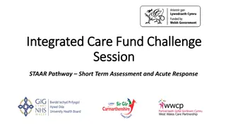 Integrated Care Fund Challenge: STAAR Pathway for Sustainable Services