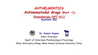 Anthelmintics in Veterinary Pharmacology