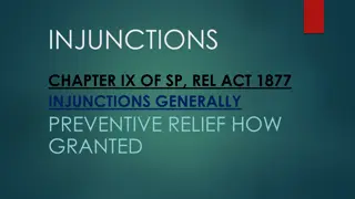 Preventive Relief Through Injunctions in the 1877 Specific Relief Act