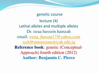 Understanding Lethal Alleles and Multiple Alleles in Genetics