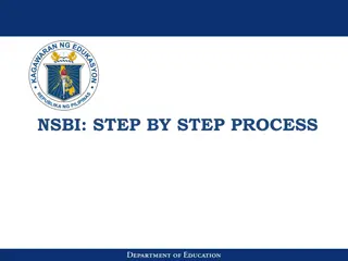 NSBI Step-By-Step Process for School Building Inventory Management