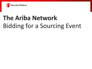 Ariba Network Bidding and Supplier Registration Workshop Guide