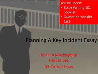 Analyzing Key Incidents in Literature: A Comprehensive Guide