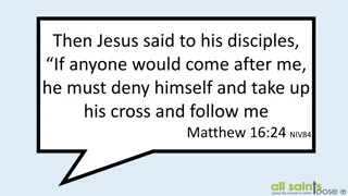 Insights from Matthew 16-20: Embracing Sacrifice and Grace