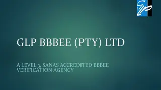 GLP.BBBEE.(PTY).LTD - Your Trusted BEE Verification Agency