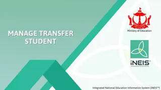 MANAGE TRANSFER STUDENT