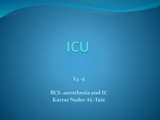 BCS. anesthesia and IC