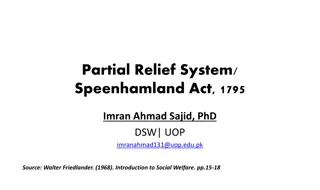 Partial Relief System: Speenhamland Act 1795 Overview