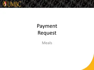 UMBC Meal Request Guidelines