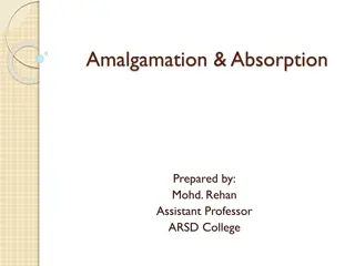 Amalgamation and Absorption