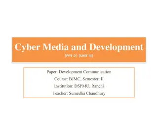 Cyber Media and Development